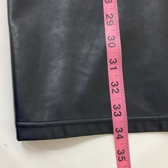 Ten by Babaton Cinema Dress Vegan Leather Size 4 - Picture 10 of 12